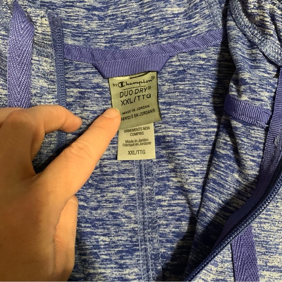 Blue workout jacket - Picture 3 of 3